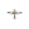 A Pure Mind - Pernille Aalund sølv kors ring - LYRS