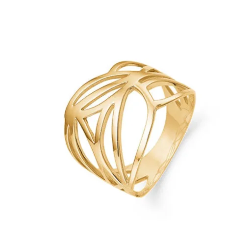 Aagaard - 8 karat mønster guld ring - 08613160