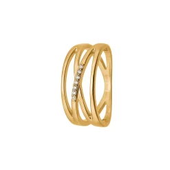 Aagaard - 8 kt. guld ring med sten af zirkonia - 1800-G8-02