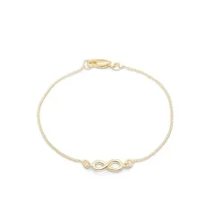 Aagaard - Guldbelagt uendeligheds armbånd - 03103250-19