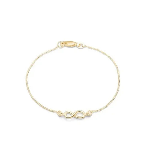Aagaard - Guldbelagt uendeligheds armbånd - 03103250-19
