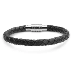Aagaard - Herre armbånd i sort læder - 0710130