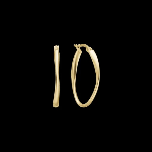 Aagaard - Ovale creoler i 8 karat guld - 1670-g8-28