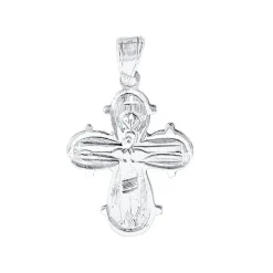 Aagaard - Sølv dagmarkors, blank bagside, 17x20mm - 1188006-g