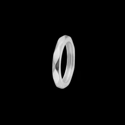 Aagaard - Sølv harlekin ring med facetter - 1800-s-s17