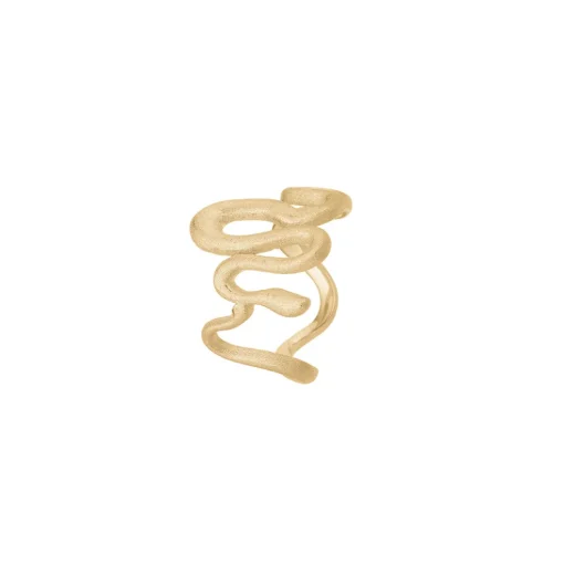 Aagaard - Snake ring i forgyldt sølv - 1800-KZ-G12