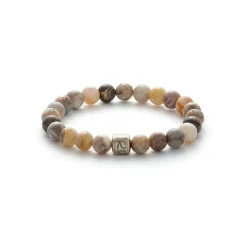 Alexander Lynggaard - Armbånd med Bambus agat, 8mm - c00880