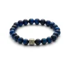 Alexander Lynggaard - Armbånd med blå tiger øje, 8mm - c00790
