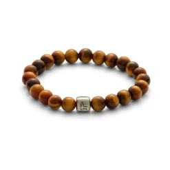 Alexander Lynggaard - Armbånd med tiger øje sten, 8mm - c00220