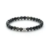 Alexander Lynggaard - Armbånd med eagle eye sten, 6mm - c00800