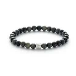 Alexander Lynggaard - Armbånd med eagle eye sten, 6mm - c00800