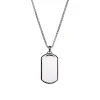Alexander Lynggaard - Dog Tag halskæde i sølv, Id Plade - d27001