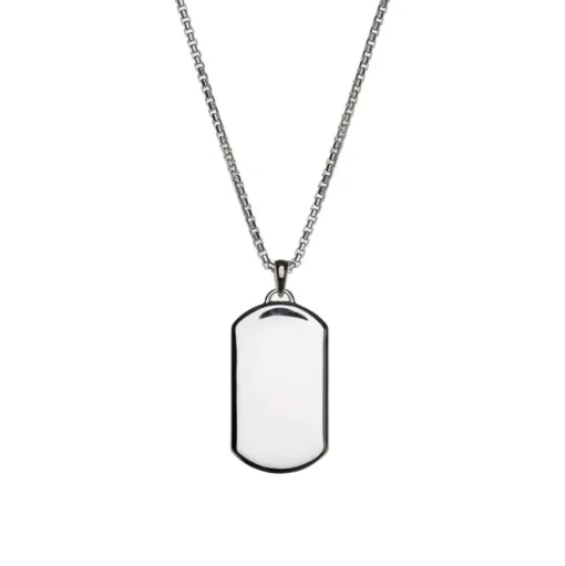 Alexander Lynggaard - Dog Tag halskæde i sølv, Id Plade - d27001