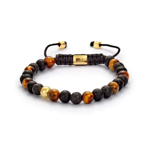 Alexander Lynggaard - Knyttet Los Angeles armbånd, 6mm - B00012
