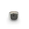 Alexander Lynggaard - Signet ring i sølv med Obsidian - h10080