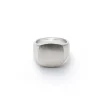 Alxander Lynggaard - Firkantet signet ring i sølv - h10111
