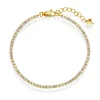 Arne Nordlie - Forgyldt sølv tennis armbånd - 62234