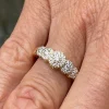 Blomster Jewellery - 14kt ring med diamanter - blhy2r