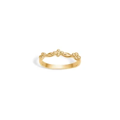 Blossom Copenhagen - 8 karat guld blomster ring - 09611605