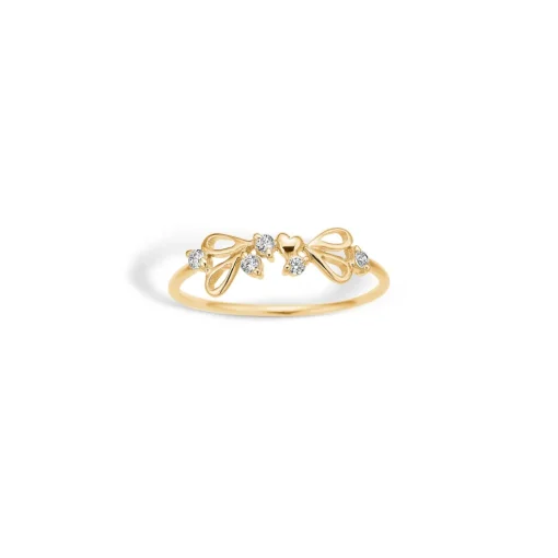 Blossom Copenhagen - 8 karat guld ring med hjerter - 09621391