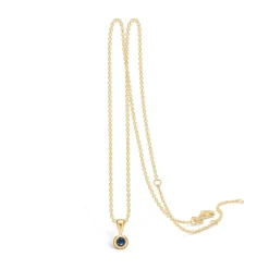 Blossom Copenhagen - 9kt. guld vedhæng med safir - 09331570-45