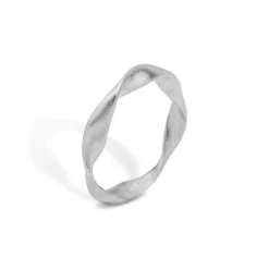Blossom Copenhagen - Rings and Hoops snoet sølv ring - 21611803