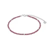 Blossom Copenhagen - Sølv armbånd med sten af granat - 27131049