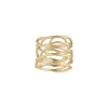 Bred forgyldt ring fra Blossom-23619018