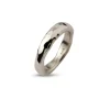 By Birdie - Hammered ring i sølv, smal - 50110291