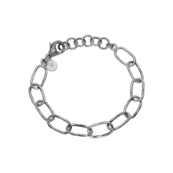 By Birdie - Loke sølv armbånd med håndlavet lås - 50301300