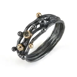 By Birdie - Urban Harlem ring med diamant - 50110108
