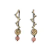 By Birdie-Golden Grace Coin med pink opal-50801294k