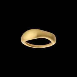 byBeihl - Ocean Flow ring, fogyldt sølv - 5-4201-GP