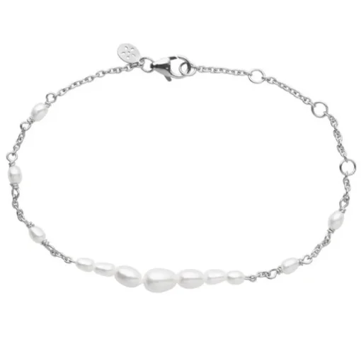byBiehl - Aura sølv armbånd med ferskvandsperler - 2-3902wp-r