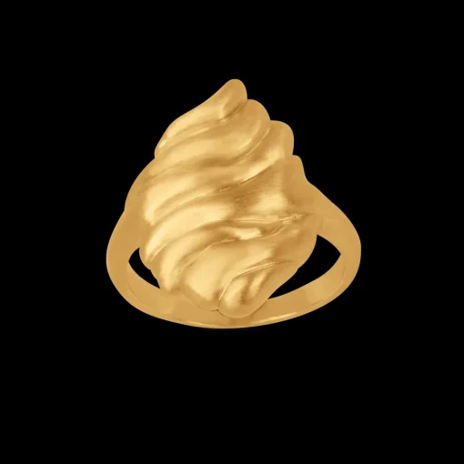 byBiehl - Dunes ring i guldbelagt sølv - 5-4903-gp