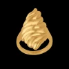 byBiehl - Dunes Statement ring i guldbelagt sølv - 5-4904-gp