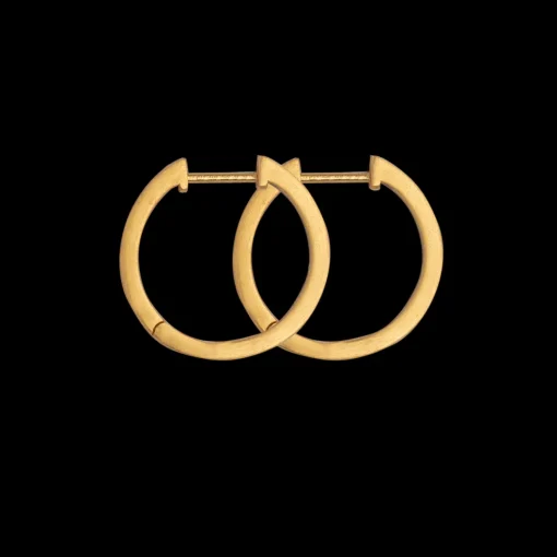 byBiehl - Grace hoops i forgyldt, 18mm - 4-5002-gp