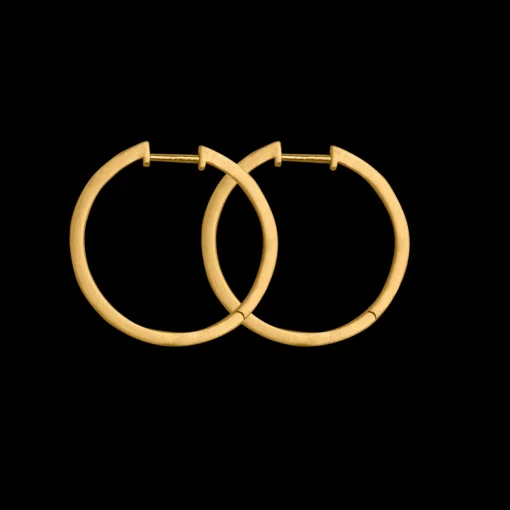 byBiehl - Grace hoops i forgyldt, 25mm - 4-5003-gp