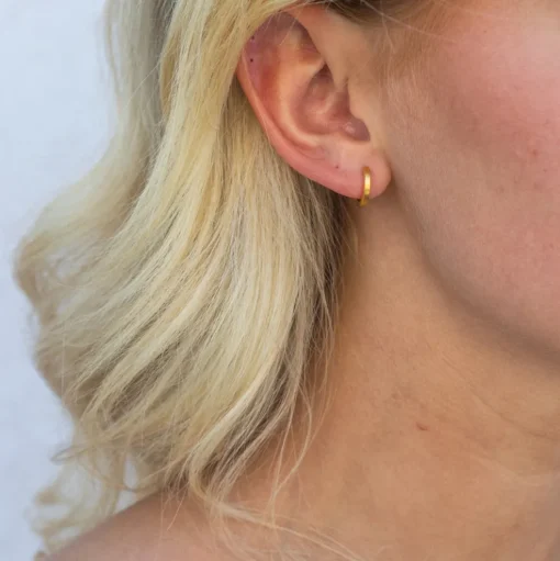 byBiehl - Grace hoops i forgyldt, 12mm - 4-5001-gp