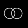 byBiehl - Grace hoops i sølv, 25mm - 4-5003-r
