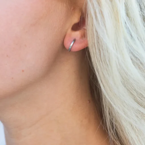 byBiehl - Grace hoops i sølv, 12mm - 4-5001-r