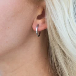 byBiehl - Grace hoops i sølv, 18mm - 4-5002-r