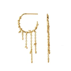 byBiehl - Jungle Ivy Hoops i forgyldt - 4-3109-gp