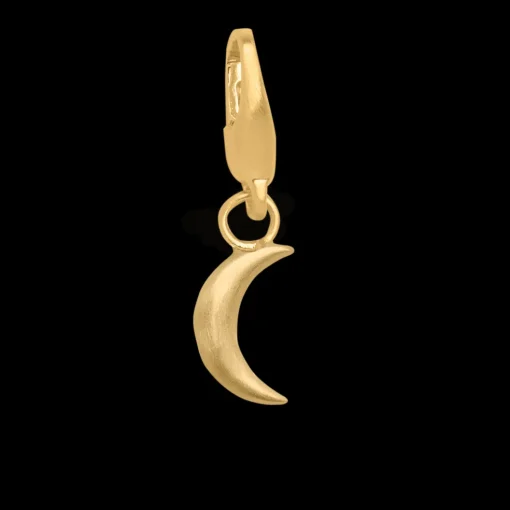 byBiehl - Moon charm, forgyldt måne vedhæng - 7-5202-gp