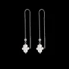 byBiehl - Pearl cluster hænge øreringe i sølv - 4-1509wp-r