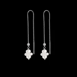byBiehl - Pearl cluster hænge øreringe i sølv - 4-1509wp-r