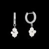 byBiehl - Pearl cluster øre hoops i sølv - 4-1510wp-r