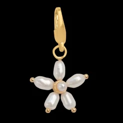 byBiehl - Pearl signature charm, forgyldt vedhæng med perler - 7-5201wp-gp
