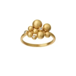 byBiehl - Pebbles ring med zirkonia - 5-3801A-GP