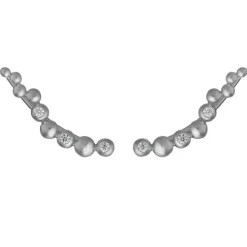 byBiehl - Pebbles sølv earclimber - 4-3807A-R